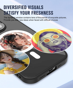 2025 nuevos dijes DIY NFC funda de teléfono 4 tinta Color contraportada pantalla diferentes imágenes para <span class=keywords><strong>iPhone</strong></span> 16 Pro Max 15 <span class=keywords><strong>14</strong></span> <span class=keywords><strong>13</strong></span> - Product Image 5