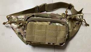 Sac banane tactique multifonctionnel pour l'extérieur, sac de ceinture dissimulé, sac de ceinture en cuir avec logo, course à pied, voyage, sport, national - Product Image 5