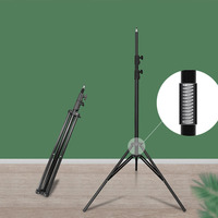 2.8M Heavy Duty Photographie Pliant Trépied Stand Fond Flash Stand Produit Photo Boîte À Lumière Portable Stand