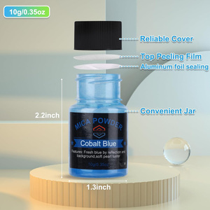 Pigmento de Mica de Grado Cosmético, Colorante Mineral Natural Perlado para Jabones, Resina Epoxi, Velas, Brillo Labial, Manualidades DIY - Product Image 1