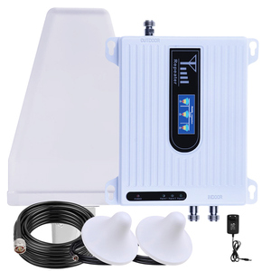 Ensemble d'antennes <span class=keywords><strong>amplificateur</strong></span> <span class=keywords><strong>de</strong></span> <span class=keywords><strong>signal</strong></span> 5G 4G LTE 3G double bande <span class=keywords><strong>sans</strong></span> <span class=keywords><strong>fil</strong></span> pour téléphone portable pour la maison et le bureau, un contre deux répéteurs - Product Image 1