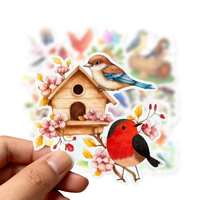 50 Nuevas Pegatinas Creativas con Temática Animal, Lindas y Ecológicas, Resistentes al Agua, para Graffiti Artístico en Tazas y Maletas
