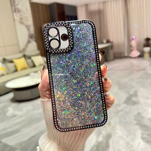 Pour <span class=keywords><strong>Google</strong></span> <span class=keywords><strong>Pixel</strong></span> <span class=keywords><strong>4a</strong></span> Soft Bling Shinny Cell Mobile Couverture Arrière Paillettes Avec Caméra Protection Conception Diamant Bord - Product Image 5
