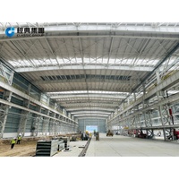 Entrepôt d'atelier en structure métallique, emballage standard pour l'exportation, répond aux exigences de transport international