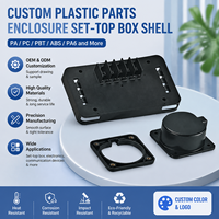 Piezas de Moldeo por Inyección de Plástico Personalizadas, Carcasa Electrónica para Decodificador, Fabricante de Carcasas OEM de PA, PC, PBT, ABS, PA6