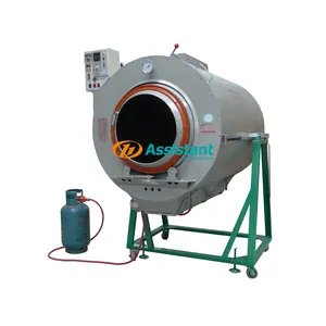 Uso eléctrico de calefacción de Gas té verde tostador de secado de la máquina de vapor de tostador para té DL-6CST-100