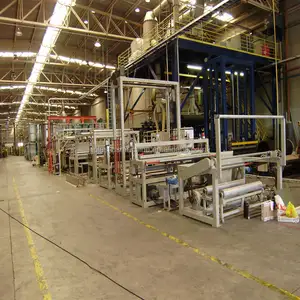Mesin pembuat keset drainase 3D jalur produksi geomat plastik