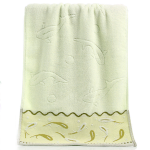 ผ้าขนหนูผ้าฝ้ายแท้ลายปลาเล็ก สำหรับขายส่ง ซูเปอร์มาร์เก็ต ใช้ในครัวเรือน และเป็นของขวัญ ผ้าเช็ดหน้า - Product Image 3