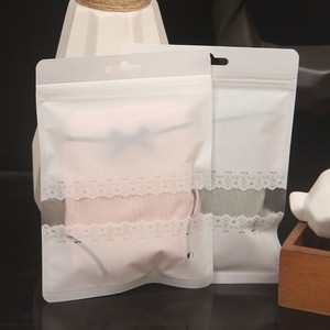 Sacs d'emballage personnalisés pour soutiens-gorge féminins, manchons de protection solaire, masques, chaussettes auto-adhésives, chaussettes en coton, chaussettes en soie, sacs transparents - Product Image 3