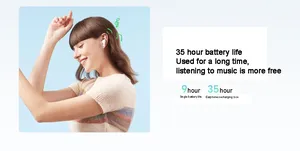 หูฟังไร้สาย Honor LCHSE X5i True Wireless รุ่น Bt 5.3 พร้อมระบบตัดเสียงรบกวน ENC หูฟัง TWS แบตเตอรี่ใช้งานได้นาน 35 ชั่วโมง สำหรับ Honor 90 - Product Image 1