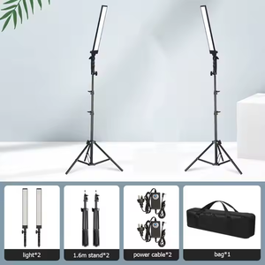 Kit a LED portatile dimmerabile 5500K fotografia Video per feste forniture per iPad con fotocamera compatibile 360 la luce di riempimento della cabina <span class=keywords><strong>fotografica</strong></span> - Product Image 6