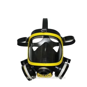 Top-Hersteller militär Brandschutz gas maske, silikonkautschuk NBC Sicherheit maske für Polizei militär mit