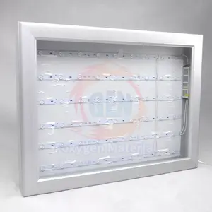 灯箱铝型材框架3D公交候车亭智能地箱/旋转灯箱广告铝型材