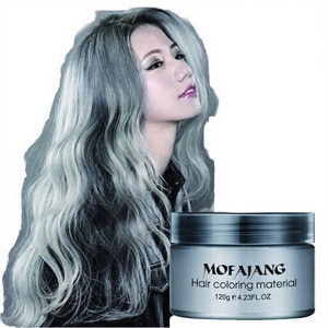 Mofajang Cera para Peinar el Cabello Temporal de 9 Colores, Pomada Fijadora Desechable, Tinte para el Cabello en Crema de Gel Natural Fuerte - Product Image 2