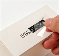 Autocollants de transfert d'étiquettes imprimées en vinyle UV personnalisés, durables et respectueux de l'environnement, adaptés aux boîtes d'emballage cadeau