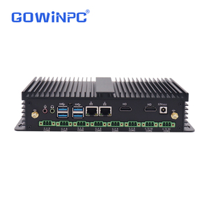 Mini PC industriel Gowin Factory avec 6 ports COM RS232/422/485, GPIO 8 bits, PC sans ventilateur 6100U 7200U 8250U - Product Image 5