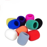 Housse de protection en éponge épaissie anti-choc pour microphone de couleur entière