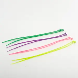 Self-locking new nylon cable ties strong bundling rope bundling tie plastic snap fastener cable tie white black