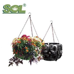 Poste de Lámpara para Jardín Vertical, Macetas Colgantes Decorativas de Plástico para Jardín - Product Image 4