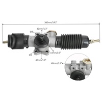 330/360/420/440MM Arbre de direction assistée crémaillère et pignon DIY pour Go Kart, ATV, UTV, Quad, Drift Trike, Buggy
