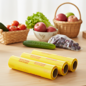 <span class=keywords><strong>Film</strong></span> alimentaire PVC ménager en petit rouleau 30cmX200m, épaissi, facile <span class=keywords><strong>à</strong></span> déchirer avec un couteau <span class=keywords><strong>à</strong></span> glissière, en boîte - Product Image 4
