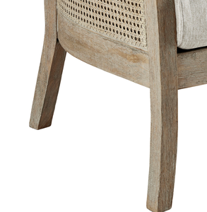 Modern Rattan Tufted Soft Leisure Armchair - Product Image 2