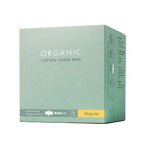 Tùy Chỉnh Vệ Sinh Khăn Ăn Hữu Cơ Bông Bìa Miếng Đệm Phụ Nữ Nữ Nữ Tính Thoải Mái Vệ Sinh Miếng Đệm - Product Image 1