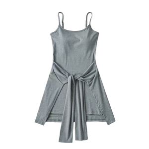 Túnica Elegante de Verano para Mujer, Ajustada a la Cadera, Sin Mangas, con Encaje, en Negro y Azul - Product Image 2