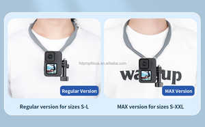 Support de fixation pour le cou et la poitrine <span class=keywords><strong>TELESIN</strong></span> pour <span class=keywords><strong>GoPro</strong></span> 12 Hero <span class=keywords><strong>11</strong></span> 10 9 8 7 6 Insta360 DJ I Osmo Action Accessoires pour caméra d'action en silicone - Product Image 6