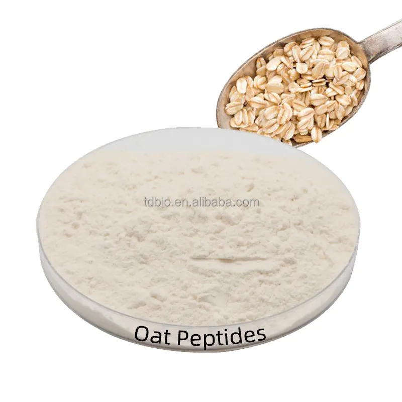 Suppléments nutritionnels végétaliens de musculation poudre protéine d'or peptide extrait d'avoine peptides d'avoine 80%