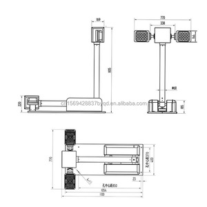 Cột đèn LED 1.2M 2*120W cho camera ô tô, có thể thu gọn, dạng ống kính, làm bằng nhôm, gắn trên nóc xe, cao, dùng cho cứu hộ khẩn cấp, chữa cháy - Product Image 3