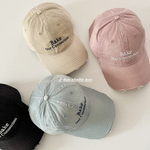 Bake Our Connection Baseball Cap Light Blue Cotton Unisex Sunshade <b>Hat</b> Spring <b>Summer</b> - Product Image 4