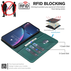 Funda Magnética con Bloqueo RFID para Huawei Honor X9D X7D 5G X5C Plus 400 <span class=keywords><strong>Pro</strong></span> Magic 7 Lite X8C X9C X5B X6C, Tipo Libro - Product Image 4