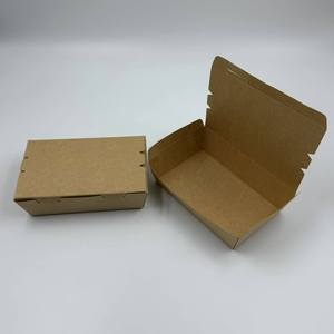 Caja de Papel Grande para Comida Rápida, Caja Desechable para Hamburguesas, Papas Fritas, Sándwiches, Caja de Papel Kraft para Restaurante - Product Image 3