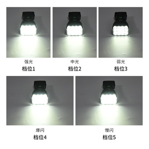 Nueva luz ultrabrillante para bicicleta, 12 LED, resistente al agua IP4, recargable por USB, linterna LED para ciclismo nocturno, equipo para bicicleta de montaña - Product Image 4