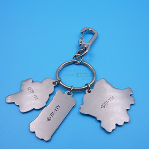 <b>Anime</b> <b>Keychain</b> With Stainless Steel Tags And Epoxy Design 30mm Business Gift - Product Image 3