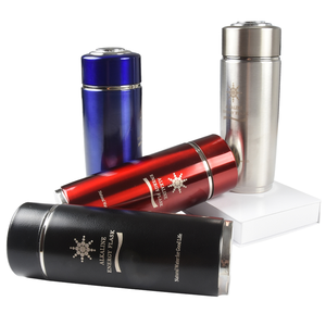 Gourde isotherme classique en acier inoxydable 304 avec technologie sous vide à la tourmaline, isolation thermique de 6 à 12 heures, compatible eau bouillante, portable - Product Image 6