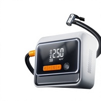 Gonfleur de pneus de voiture à charge sans fil, affichage numérique, pompe à air portable, double écran, 12V avec batterie externe pour utilisation en véhicule