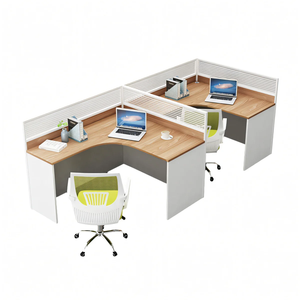 KALN Bureau Bureau Poste de travail cubique Mobilier moderne et élégant pour la maison, l'école, l'hôtel 2 4 6 8 Personnel Table de travail - Product Image 6