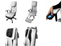 Silla de Oficina Ergonómica Multicolor Personalizada para el Hogar con Soporte Lumbar Ajustable