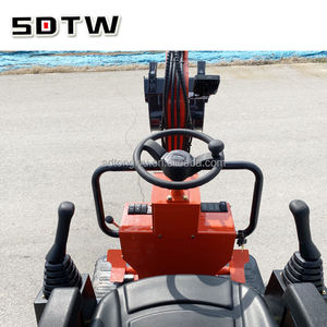 Piccola ruota escavatore cina migliore alta qualità 1ton 1.2 Ton con 6 pneumatici 0.025 M3 capacità secchio 1200 Kg escavatore ruota - Product Image 6