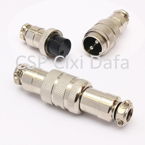 Conectores de Precisión CSP GX16, Conector Circular de 2 Núcleos, Enchufe de Aviación, Carcasa Metálica, Contacto de Baquelita - Product Image 4