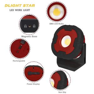 Nouveau Style Usine En Gros Rechargeable Multifonction 360 Degrés Rotation Travail Lumière dans La Construction <span class=keywords><strong>Led</strong></span> Trépied - Product Image 5