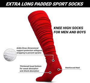 Chaussettes <span class=keywords><strong>de</strong></span> football confortables, hautes, <span class=keywords><strong>de</strong></span> compression, pour le sport, le rugby, chaussettes longues <span class=keywords><strong>de</strong></span> football, chaussettes à effet froncé - Product Image 3