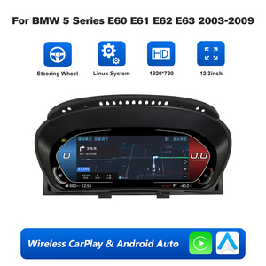 Nouveau tableau de bord numérique LCD 12,3 pouces IPS HD Speed Cluster Meter pour Série 5 E60/E61/E62/E63 - Product Image 2