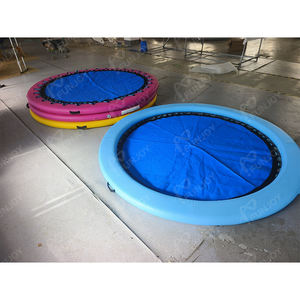 राउंड इंफ्लेटेबल फ्लोटिंग स्विमिंग प्लेटफॉर्म सुरक्षित नेट संलग्न समुद्री बोट डॉक जल जेट स्की के लिए और एयर डॉक - Product Image 3