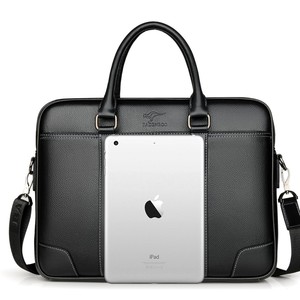 Borsa per Laptop in PU da <span class=keywords><strong>Uomo</strong></span>, Grande Capacità, Tracolla e Valigetta Business, Design di Lusso, Impermeabile e Traspirante - Product Image 3