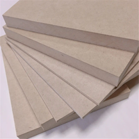 Panneau MDF HDF en bois mélaminé blanc E0 moderne de 6 mm à 18 mm, 1220 x 2440 mm, pour meubles