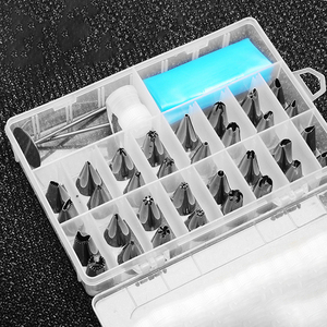 Kit <span class=keywords><strong>per</strong></span> la decorazione di torte da 38 pezzi sacchetti <span class=keywords><strong>per</strong></span> tubazioni <span class=keywords><strong>per</strong></span> glassa e Set di punte <span class=keywords><strong>per</strong></span> la pasticceria con Cupcake <span class=keywords><strong>per</strong></span> biscotti Dessert francese - Product Image 4