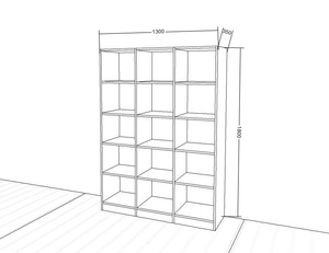 Bán buôn tùy chỉnh làm cho hiện đại Thiết kế đơn giản bằng gỗ trắng kệ sách - Product Image 4
